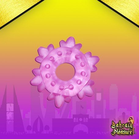 Heavy Cock Ring-Ice Flower CR-006