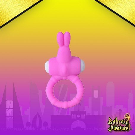 Rabbit Vibrating Penis Ring Blue Lolly CR-018