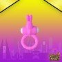 Rabbit Vibrating Penis Ring Blue Lolly CR-018