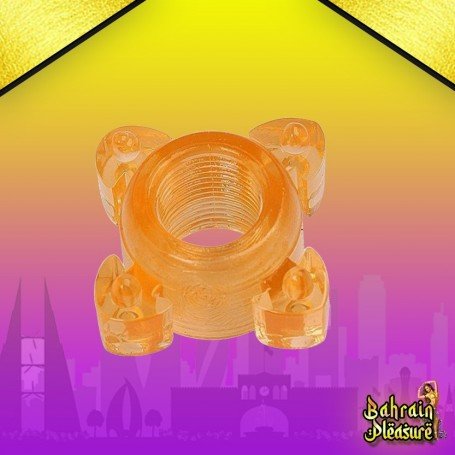 Transparent 4 Tube FingerCock Ring CR-010