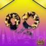 Fetish Fantasy Furry Cuffs in Leopard BDSM-005