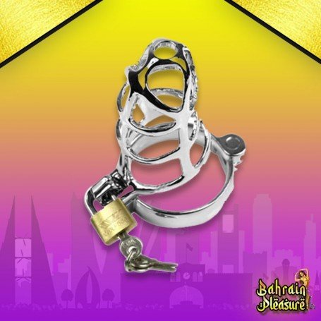 Chastity Steel Lock Device for Men BDSM-010