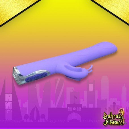 Black T-Transfer Beads Stick Rabbit Vibrator RV-021