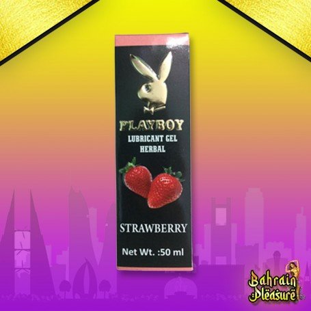 Playboy Lubricant Water Based Gel - Strawberry Flavoured CGS-034