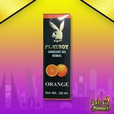 Playboy Lubricant Water Based Gel - Orange Flavoured CGS-033