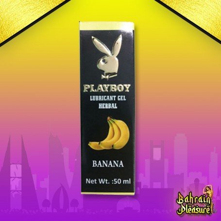 Playboy Lubricant Water Based Gel - Banana Flavoured CGS-031